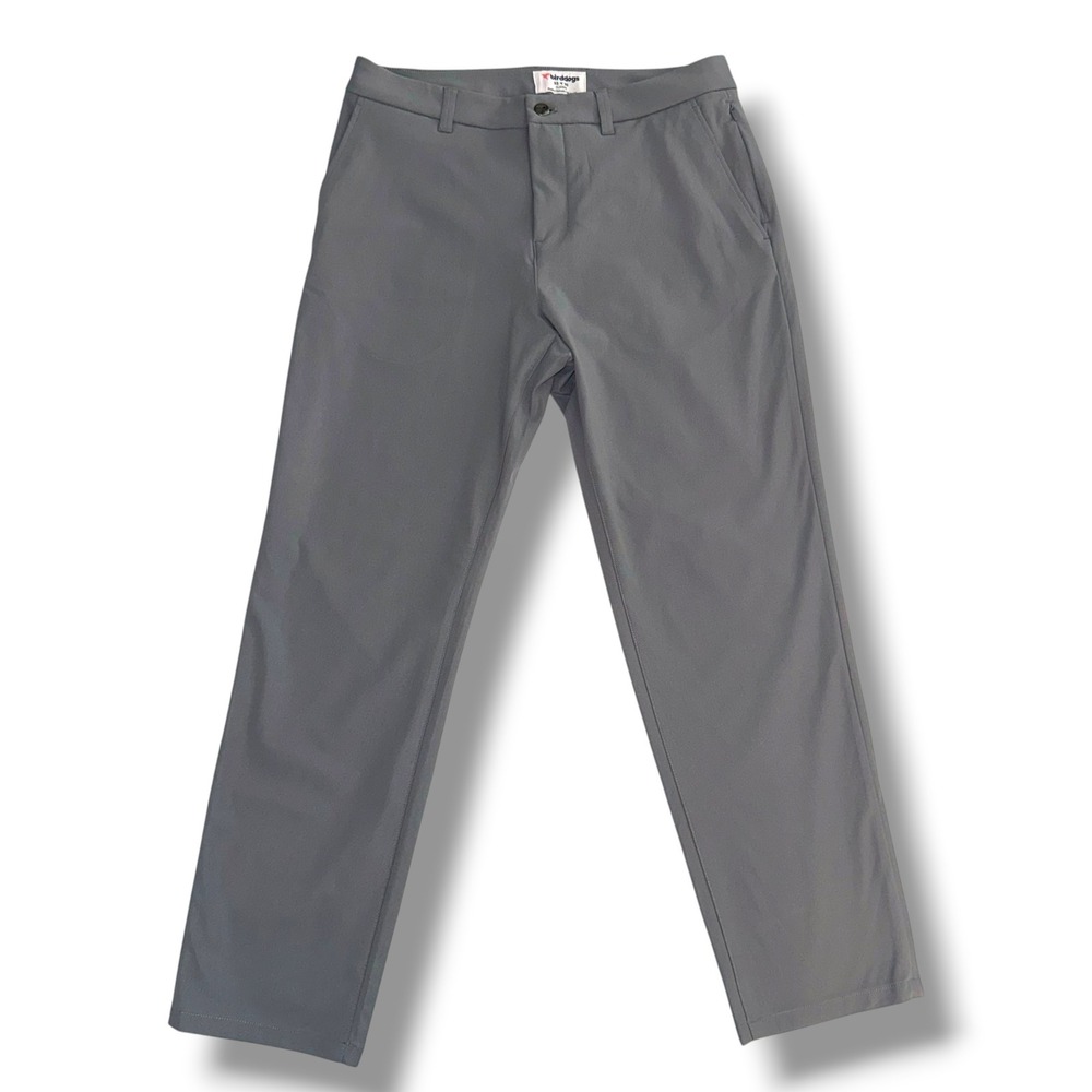 Birddogs Classic Grey Performance Pants Mens 32x30 Tech‎ Chino Golf Trousers